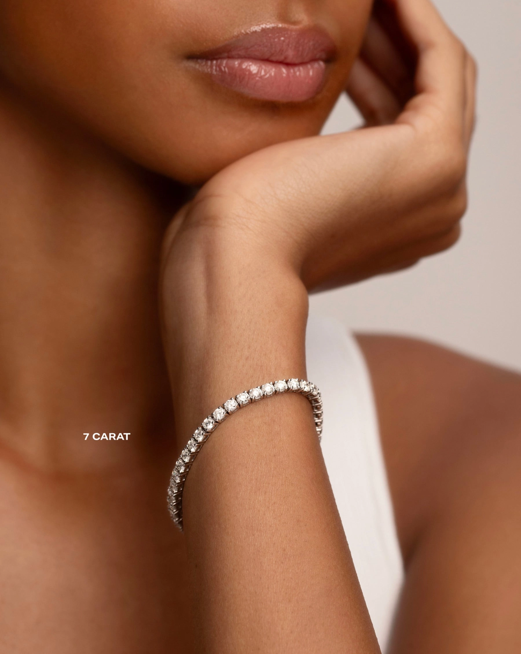 Classic Lab Diamond Tennis Bracelet