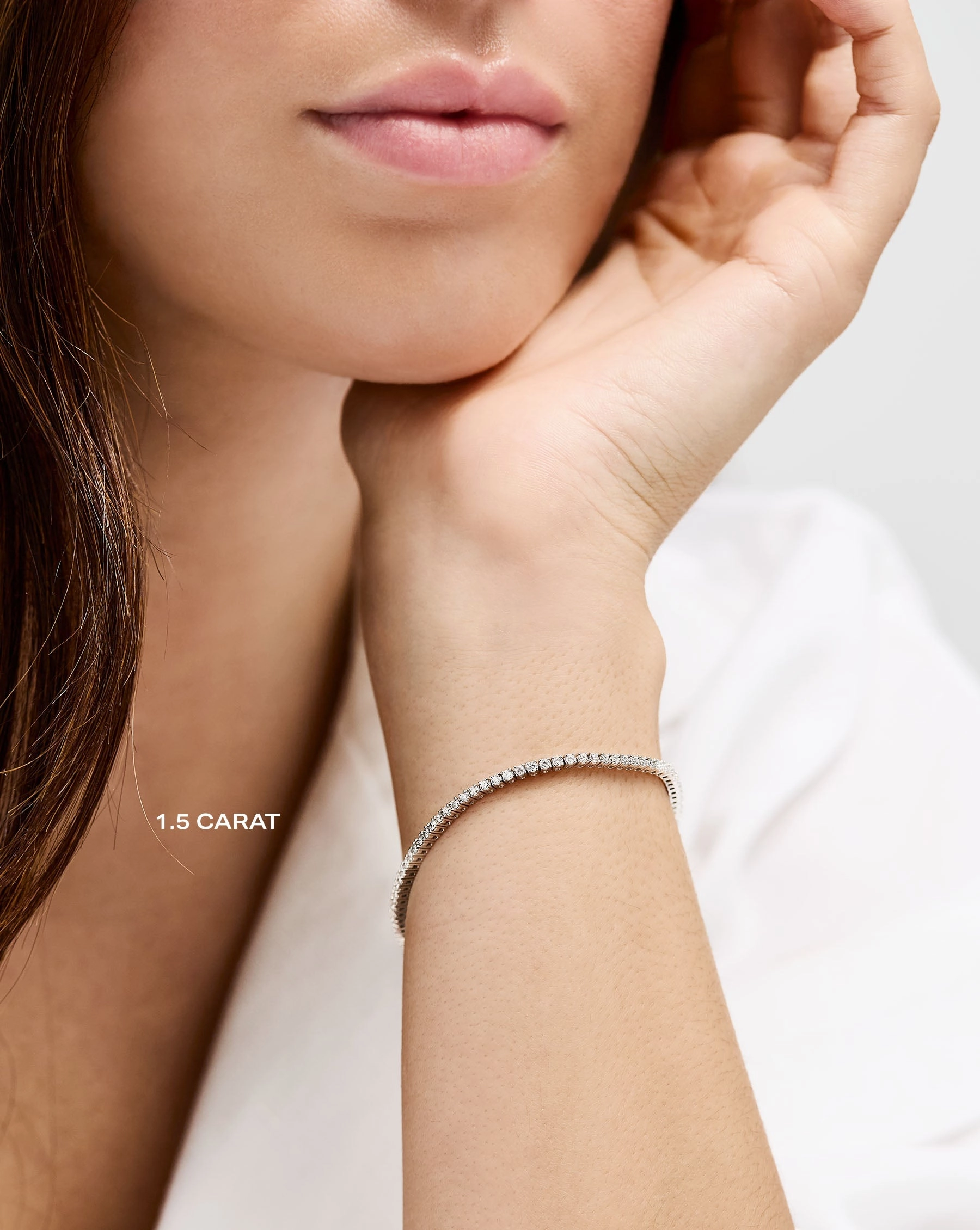 Classic Lab Diamond Tennis Bracelet