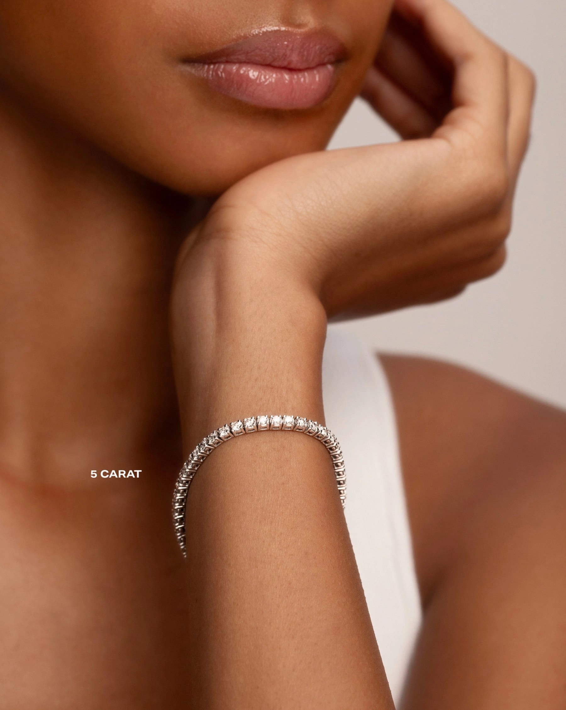 Classic Lab Diamond Tennis Bracelet