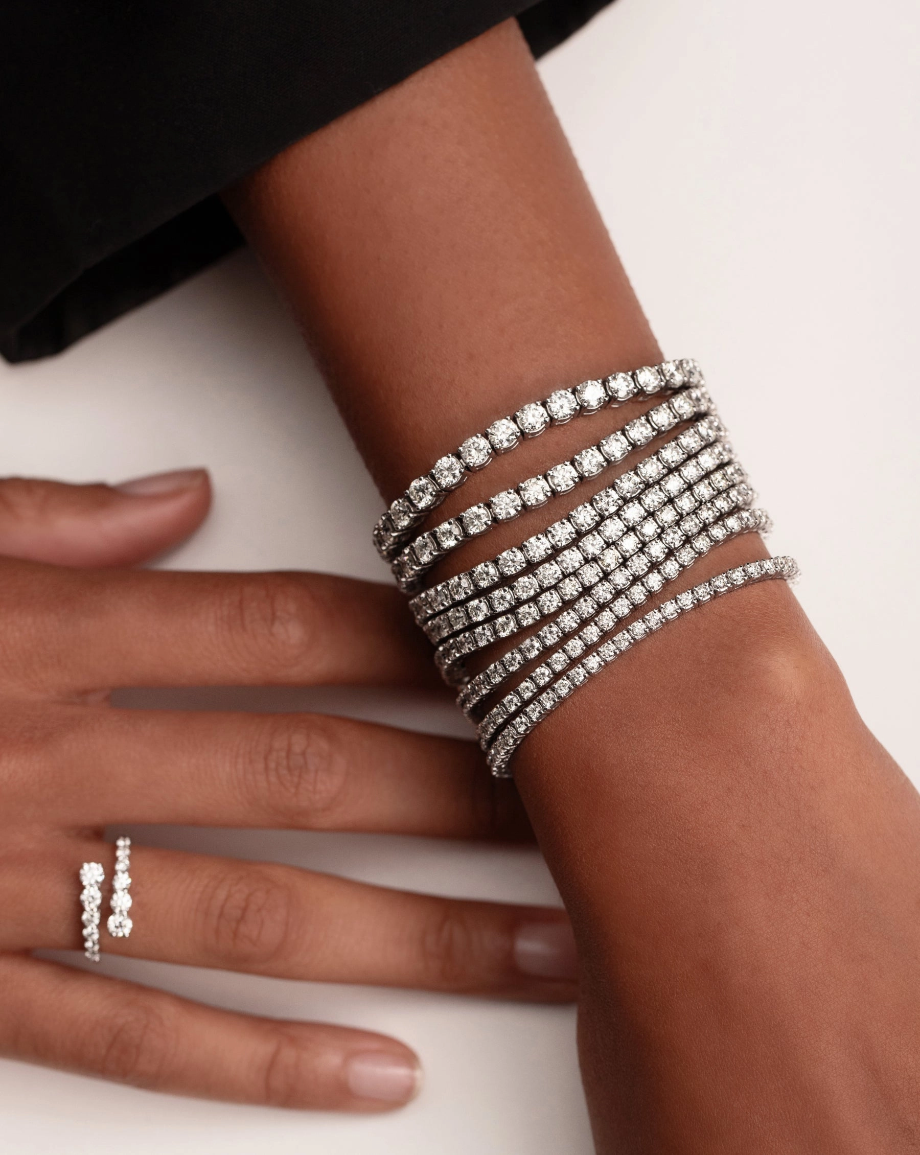 Classic Lab Diamond Tennis Bracelet