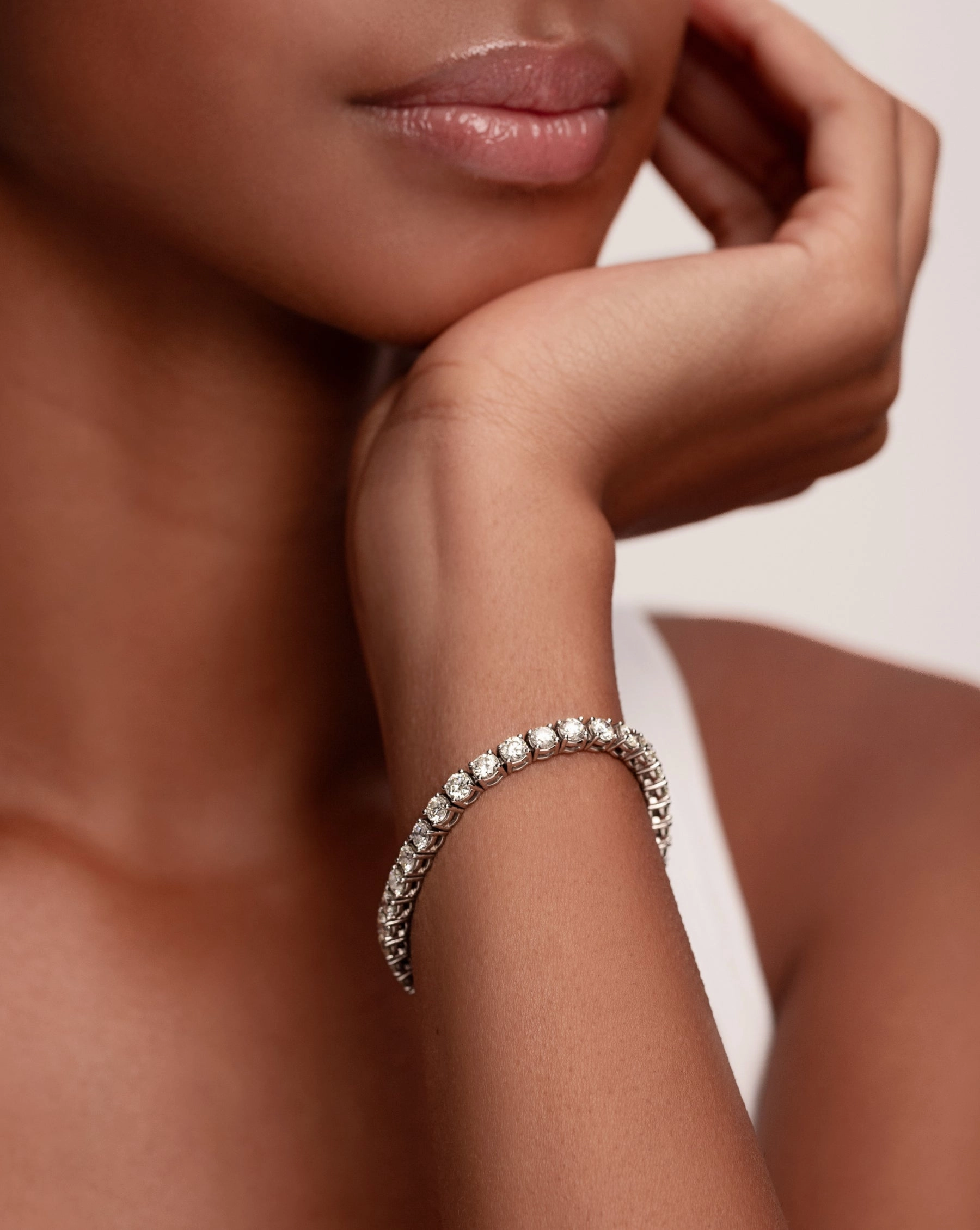 Classic Lab Diamond Tennis Bracelet
