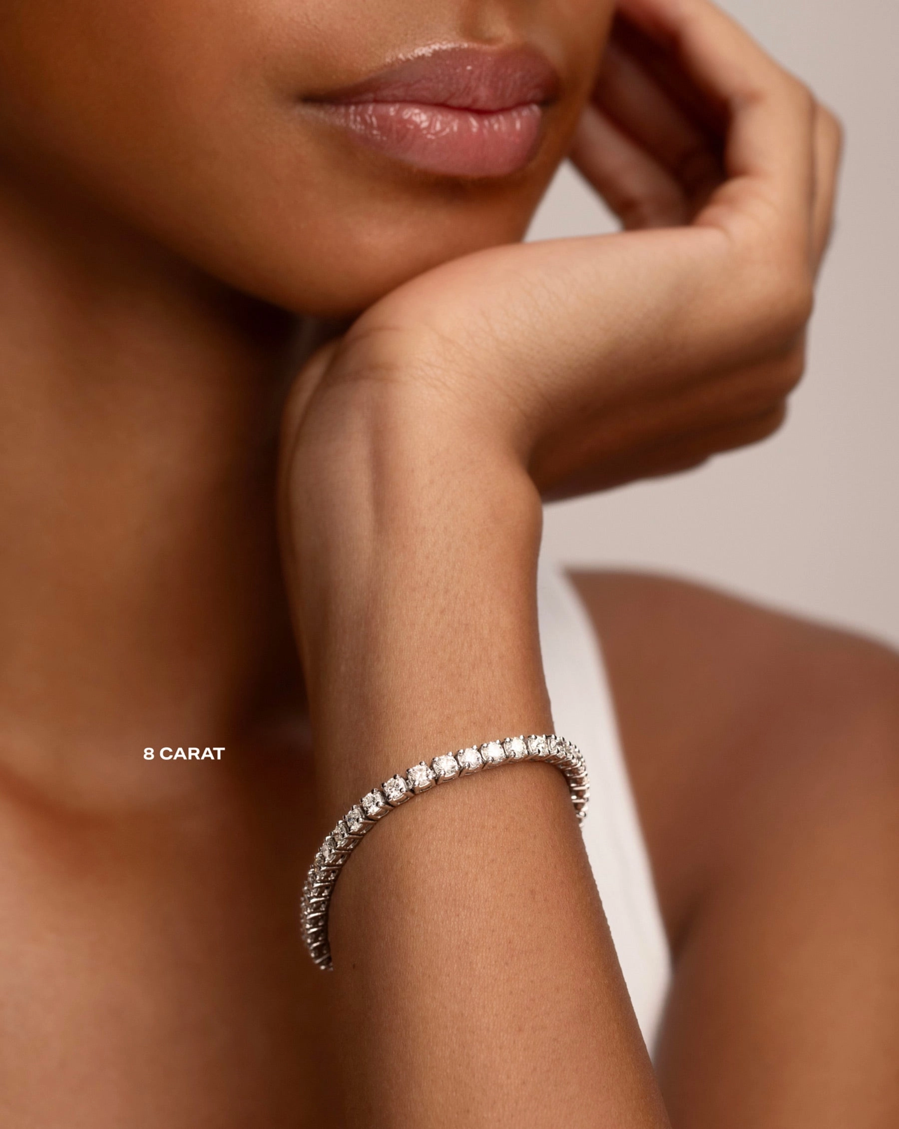 Classic Lab Diamond Tennis Bracelet