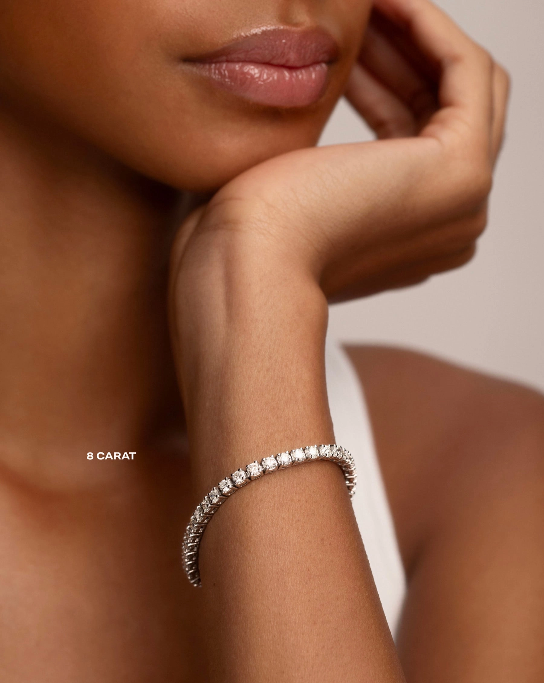 Classic Lab Diamond Tennis Bracelet