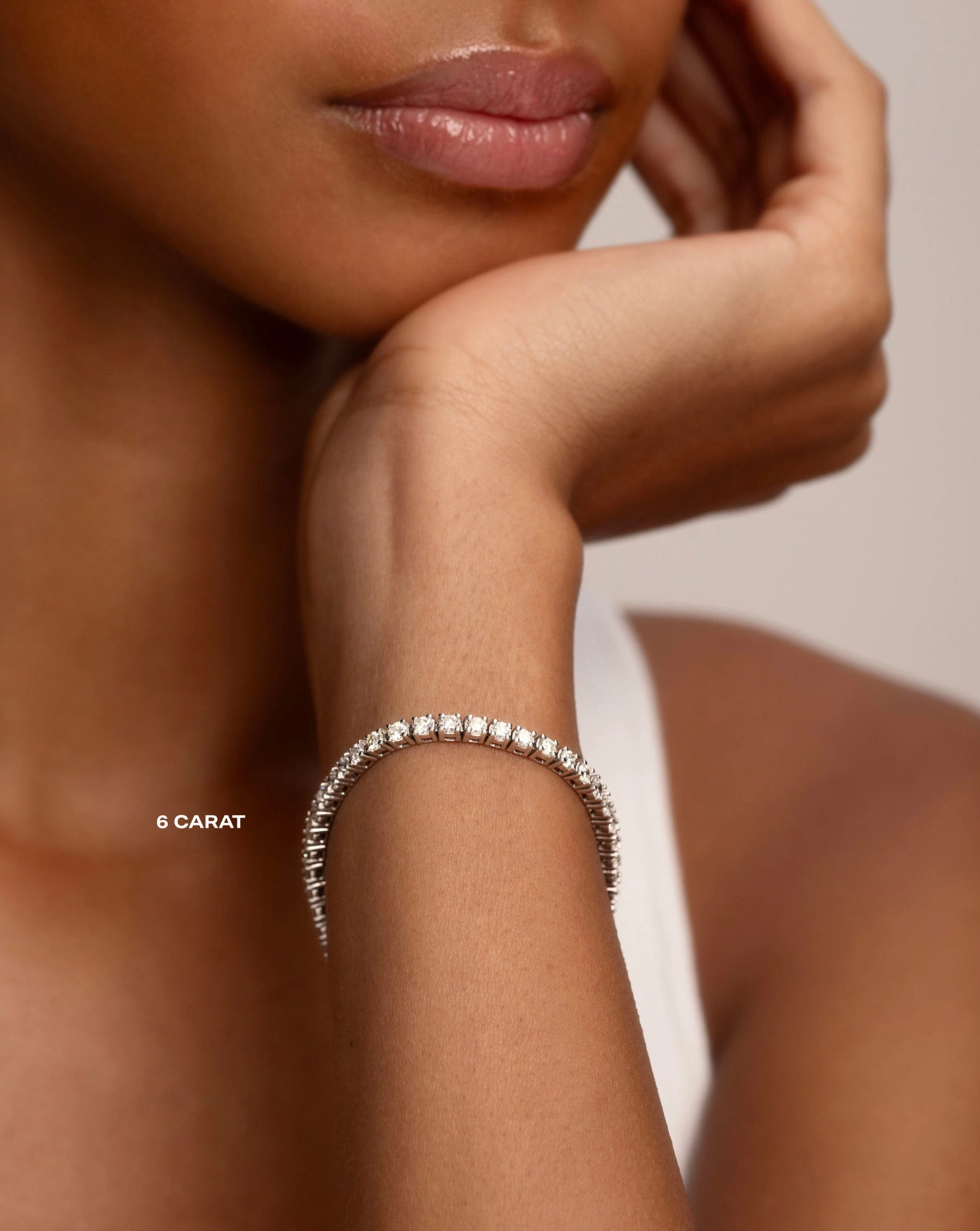 Classic Lab Diamond Tennis Bracelet
