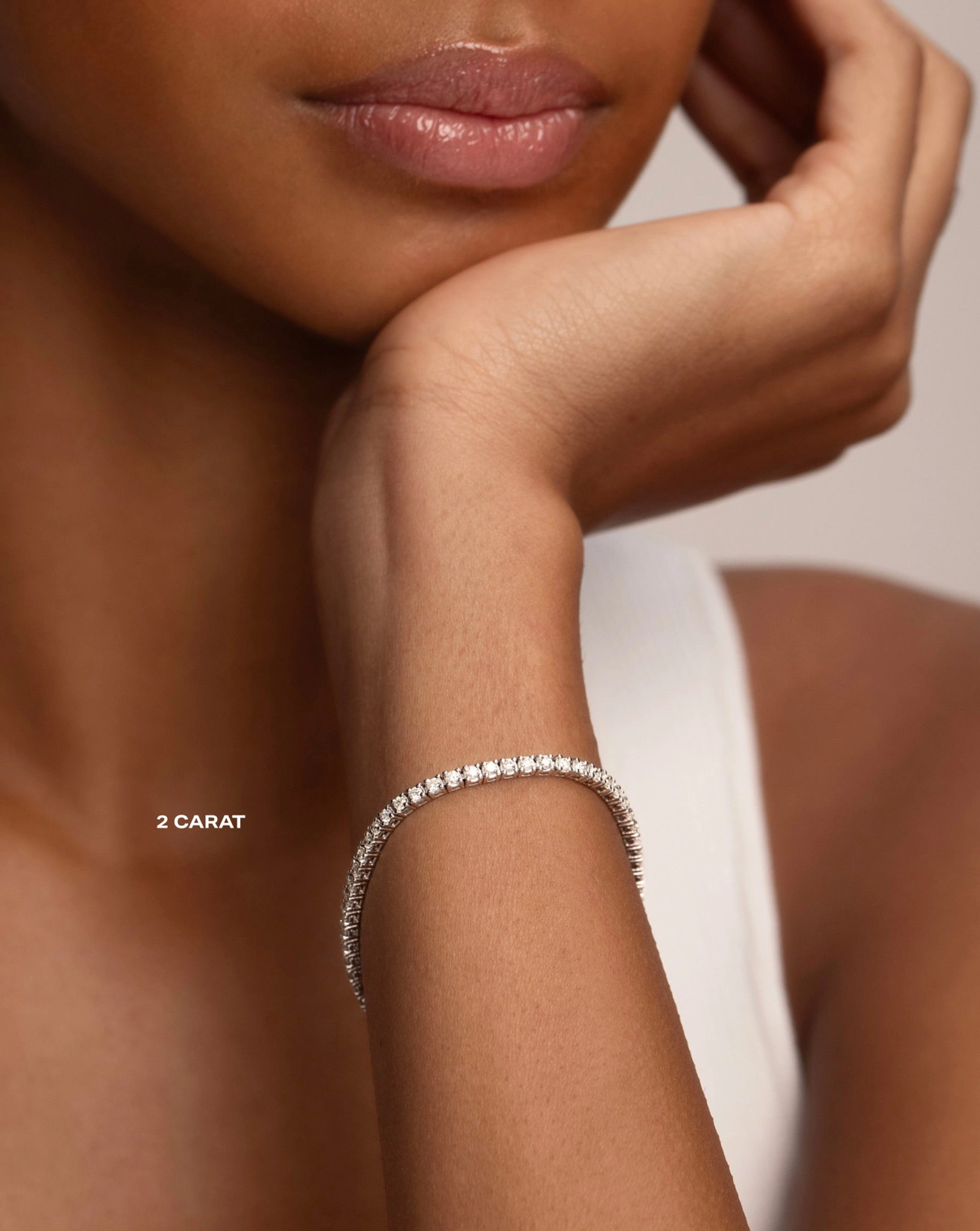 Classic Lab Diamond Tennis Bracelet