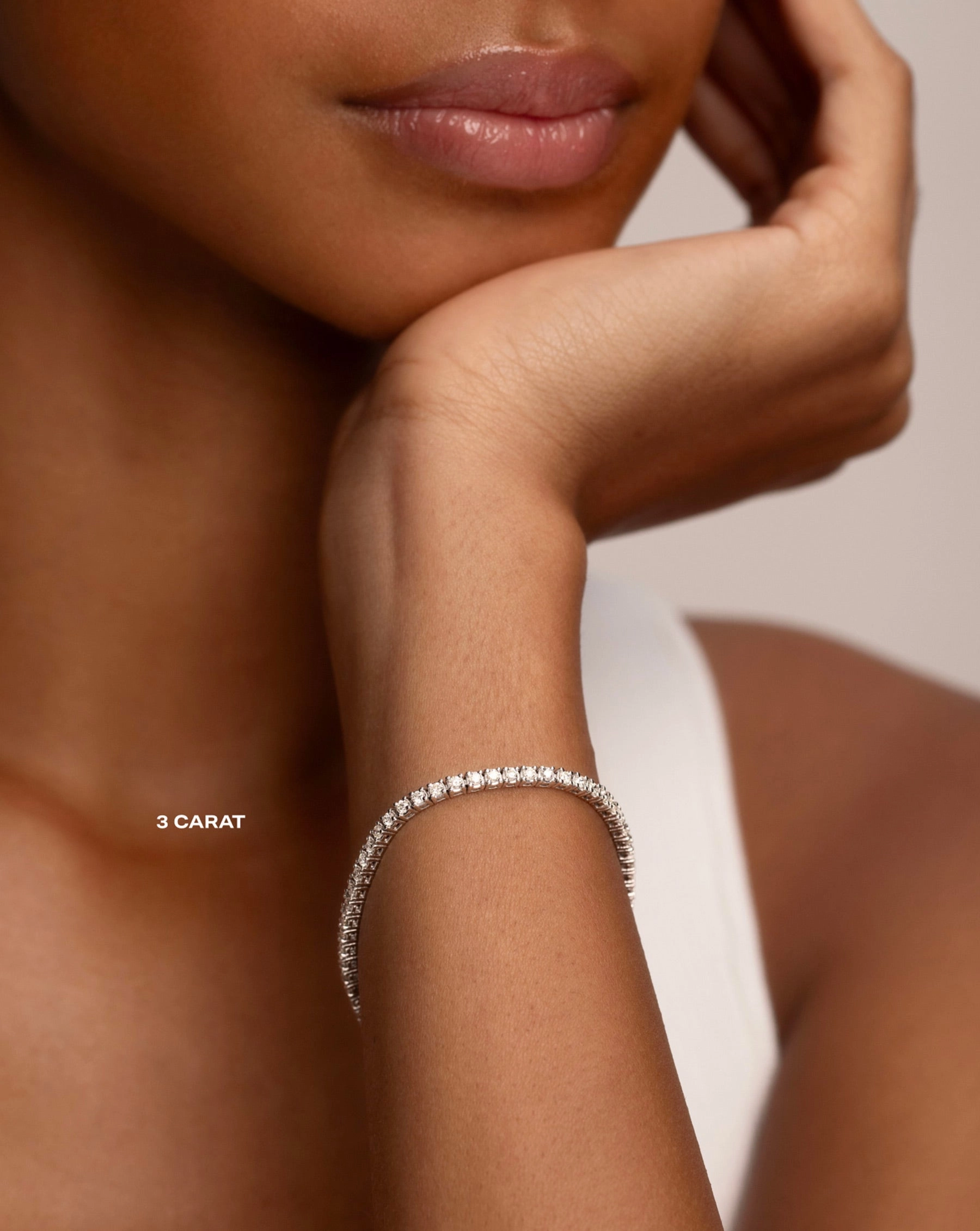 Classic Lab Diamond Tennis Bracelet