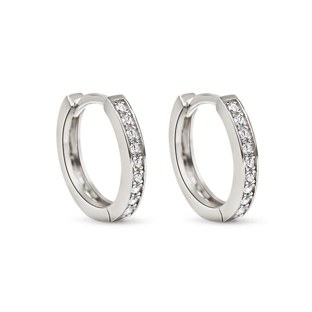 Classic Pav Huggie Hoops