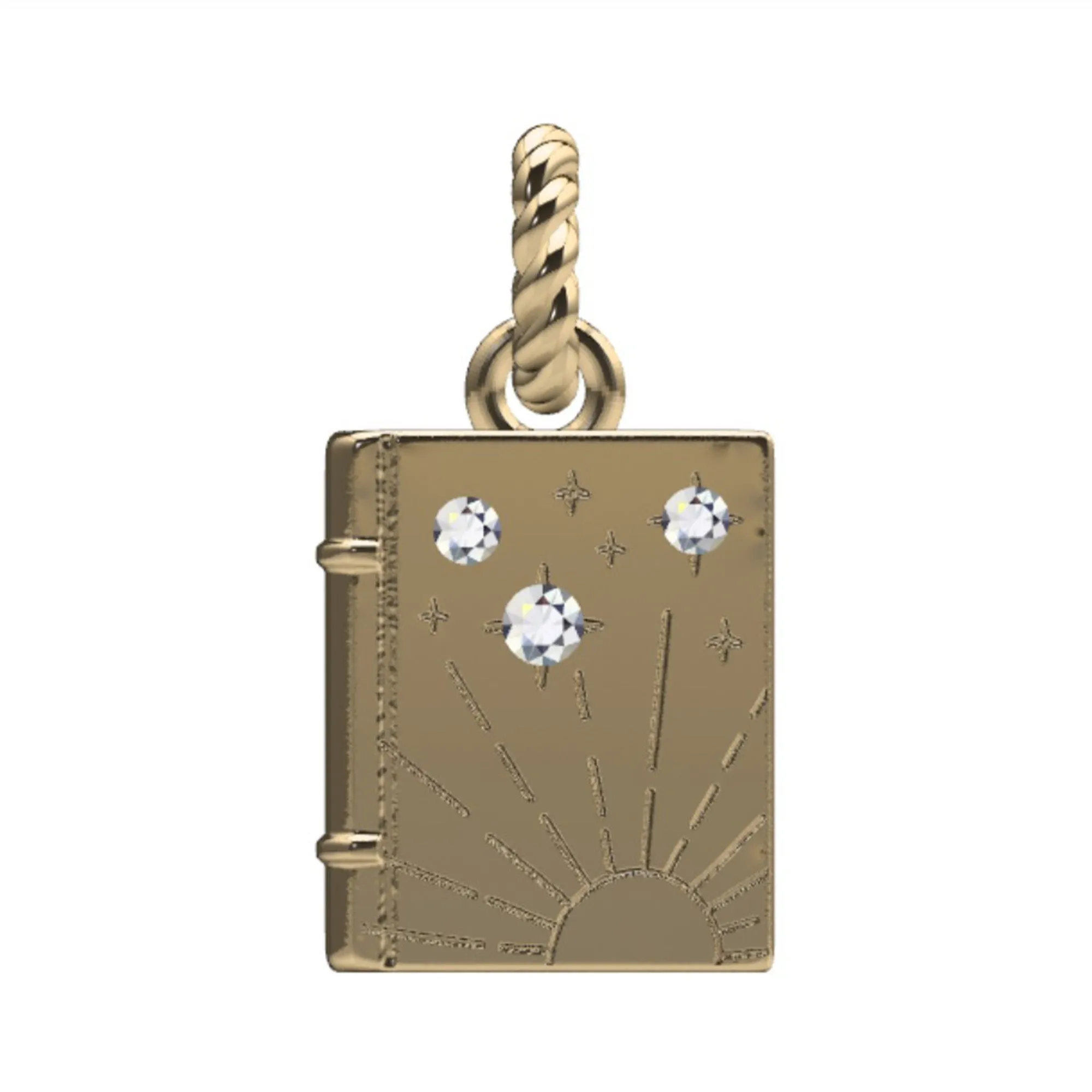 Cosmic Unfolding Book Charm