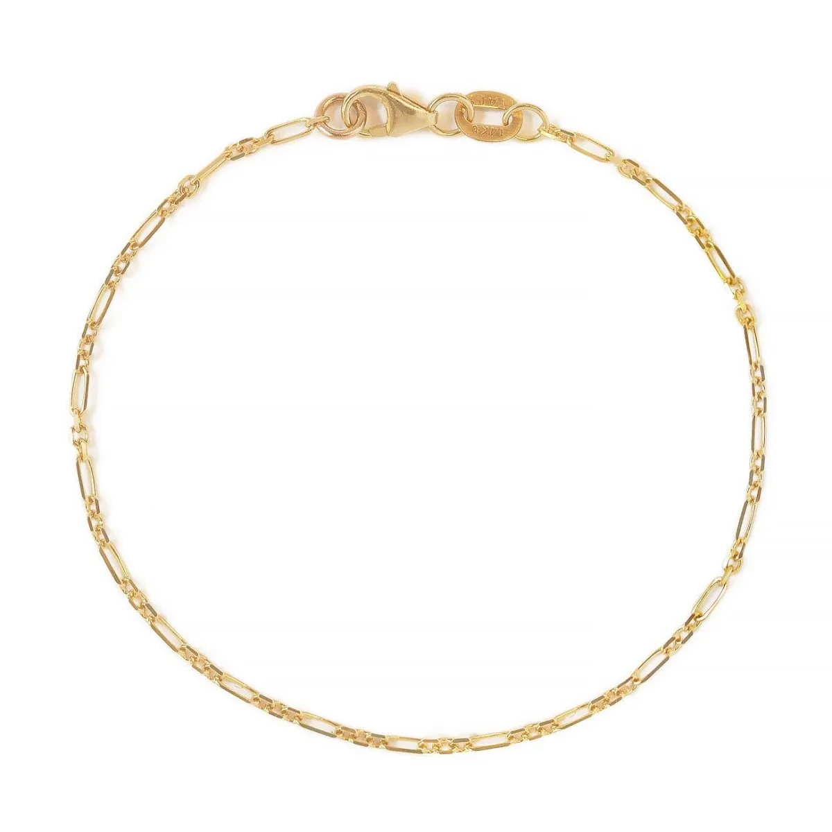 Dainty Long Short Link Bracelet