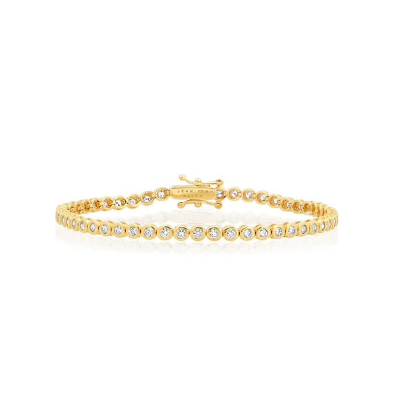 Diamond Bezel Tennis Bracelet