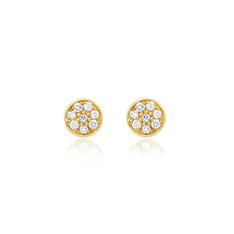Diamond Circle Studs