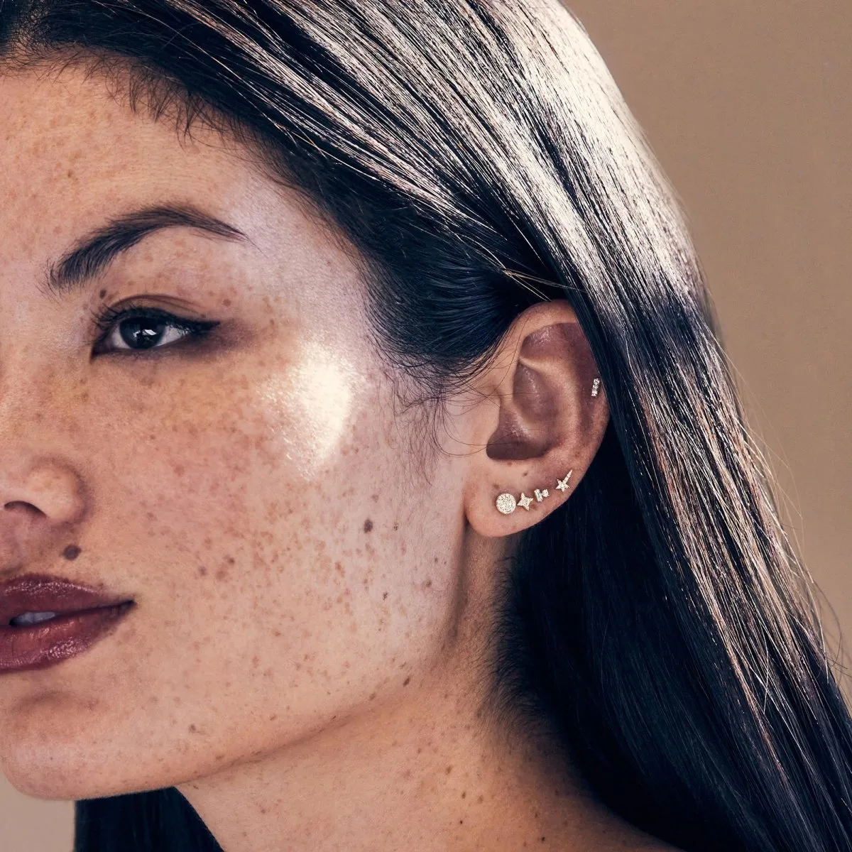 Diamond Disc Studs