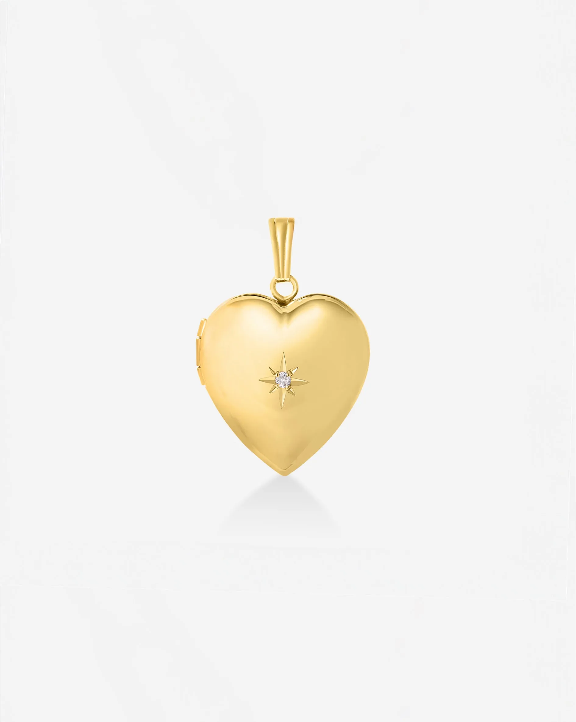 Diamond Heart Locket