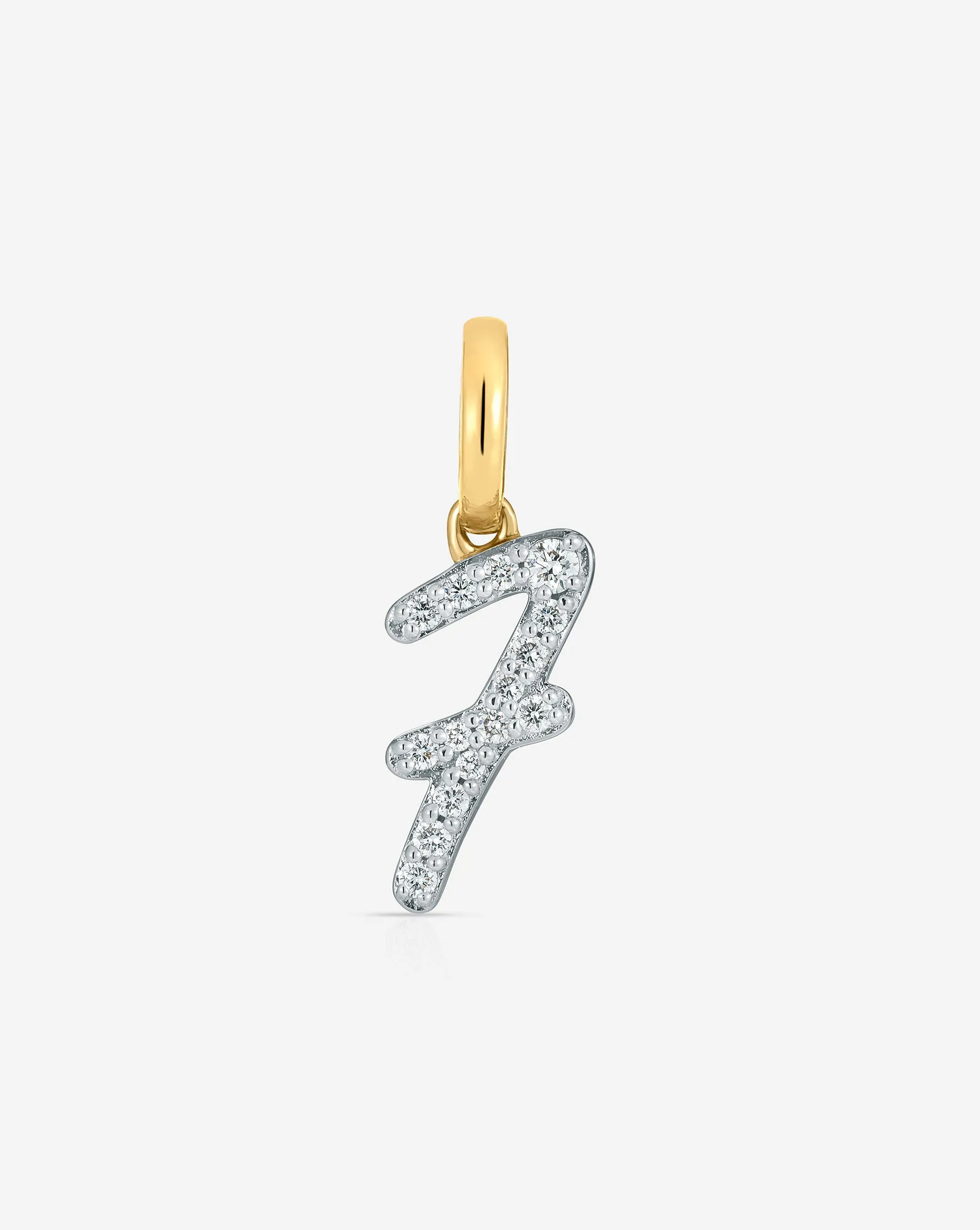 Diamond Number Pendant