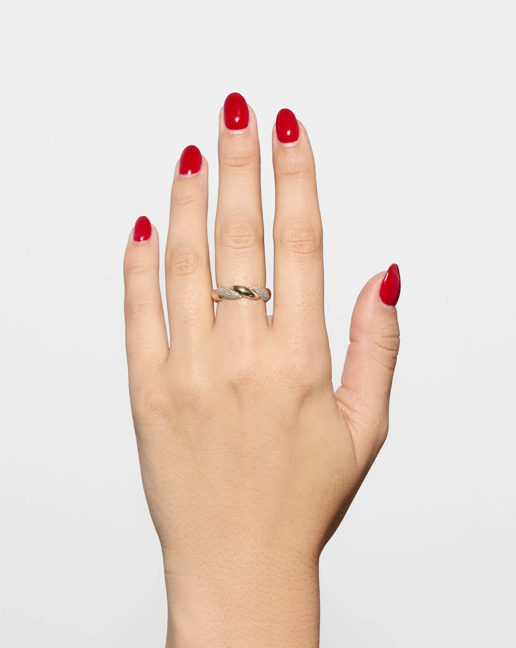 Diamond Rope Ring