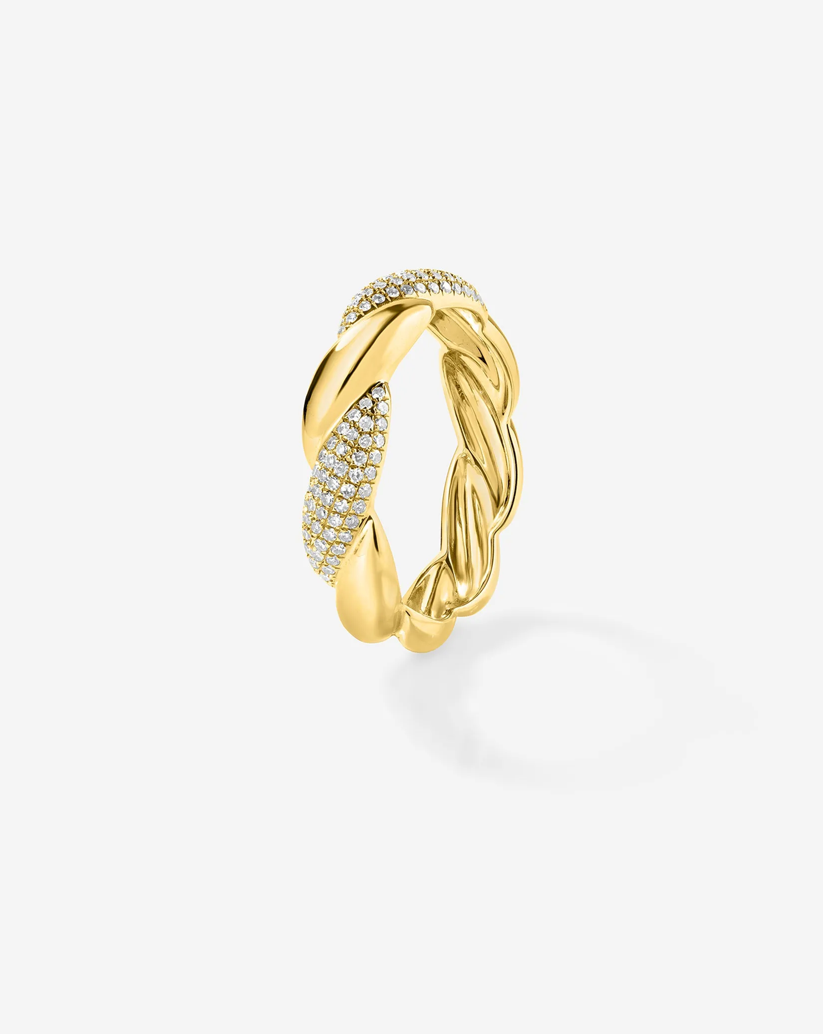 Diamond Rope Ring
