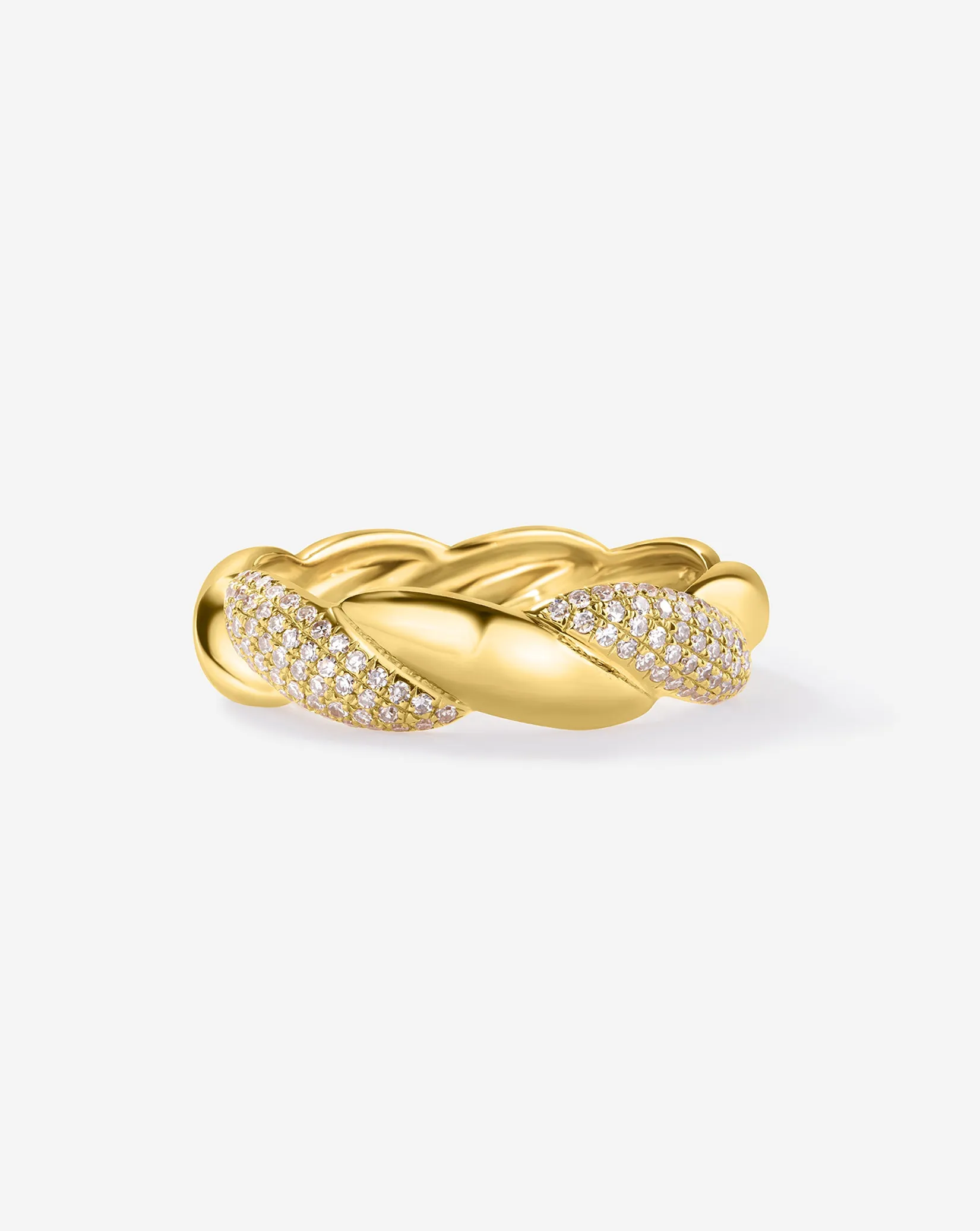 Diamond Rope Ring