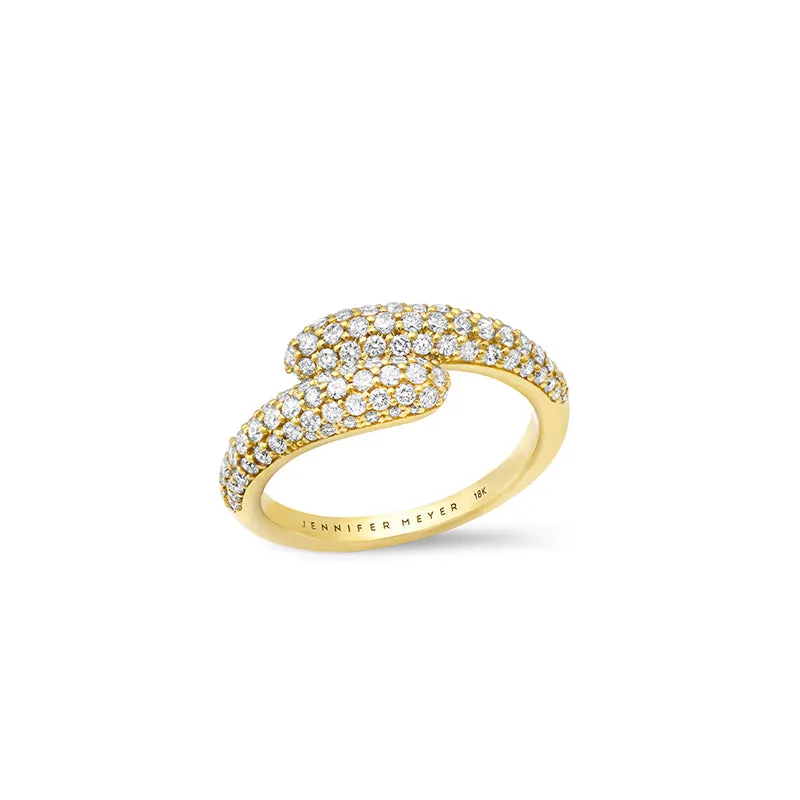 Diamond Small Double Dome Ring