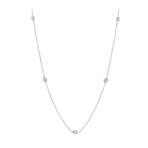 Diamond Station Necklace