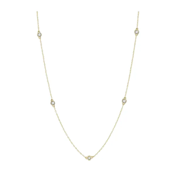 Diamond Station Necklace