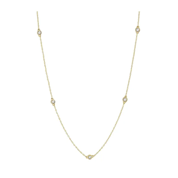 Diamond Station Necklace