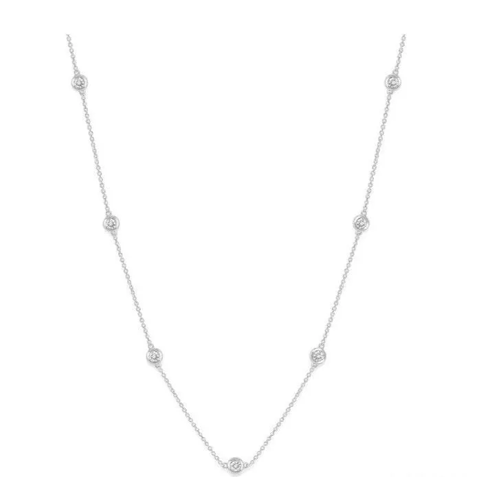 Diamond Station Necklace