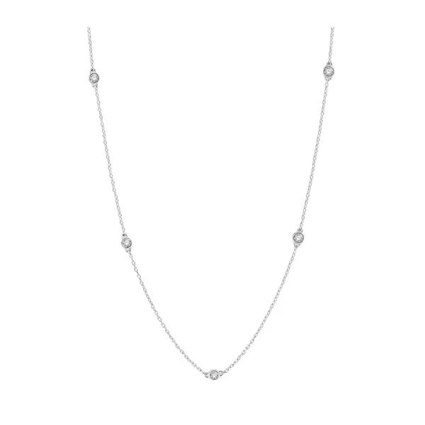 Diamond Station Necklace