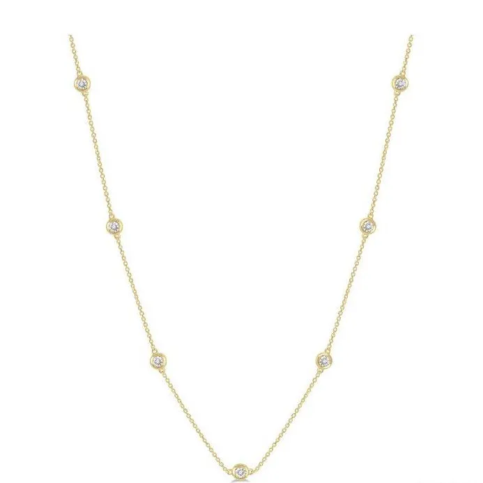 Diamond Station Necklace