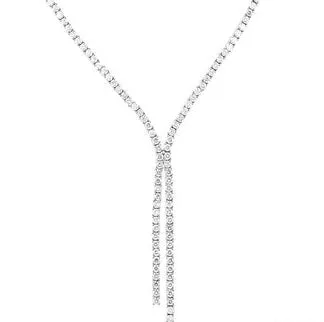 Diamond Tennis Y Necklace