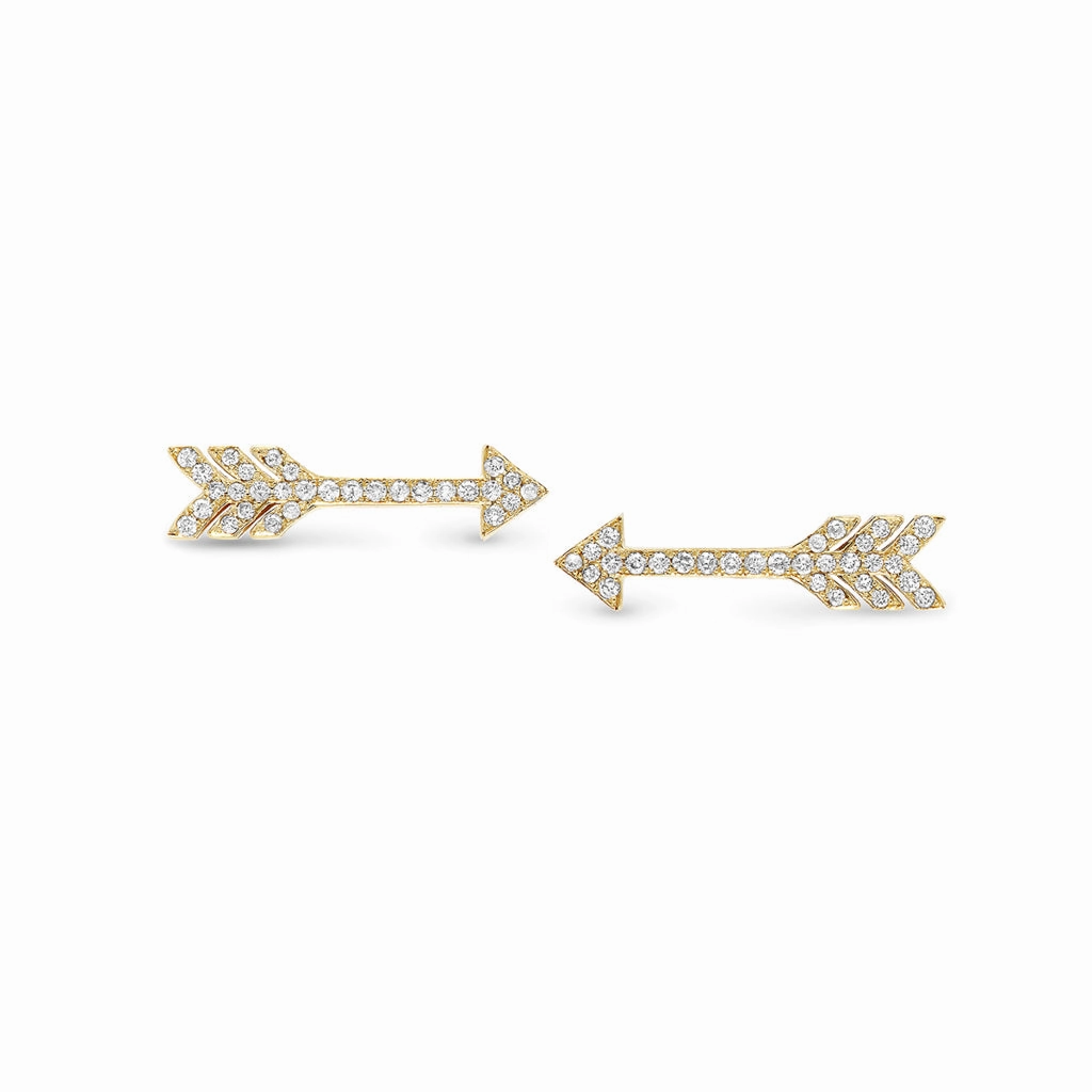 Diamond Extra Small Arrow Studs