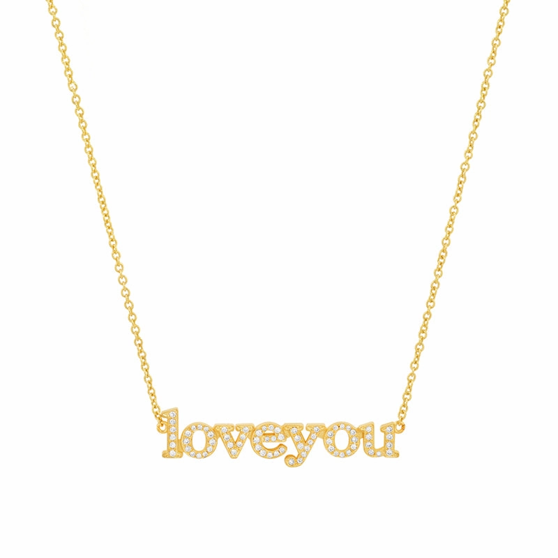 Diamond Love You Necklace