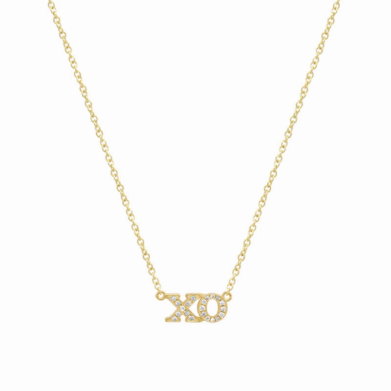 Diamond XO Necklace