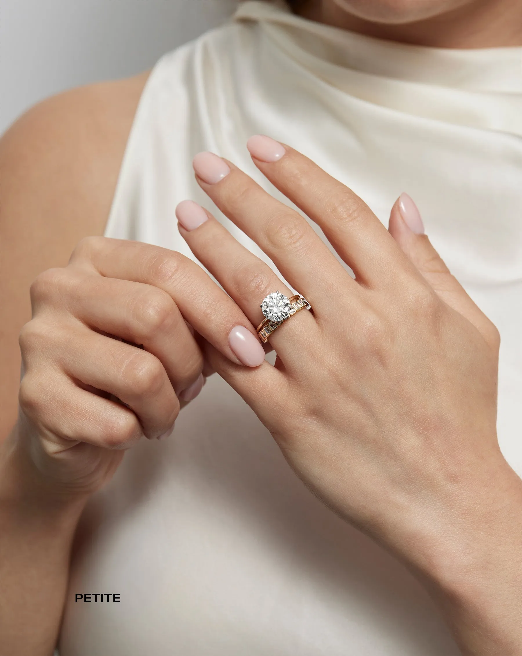 Emerald Bezel Eternity Band