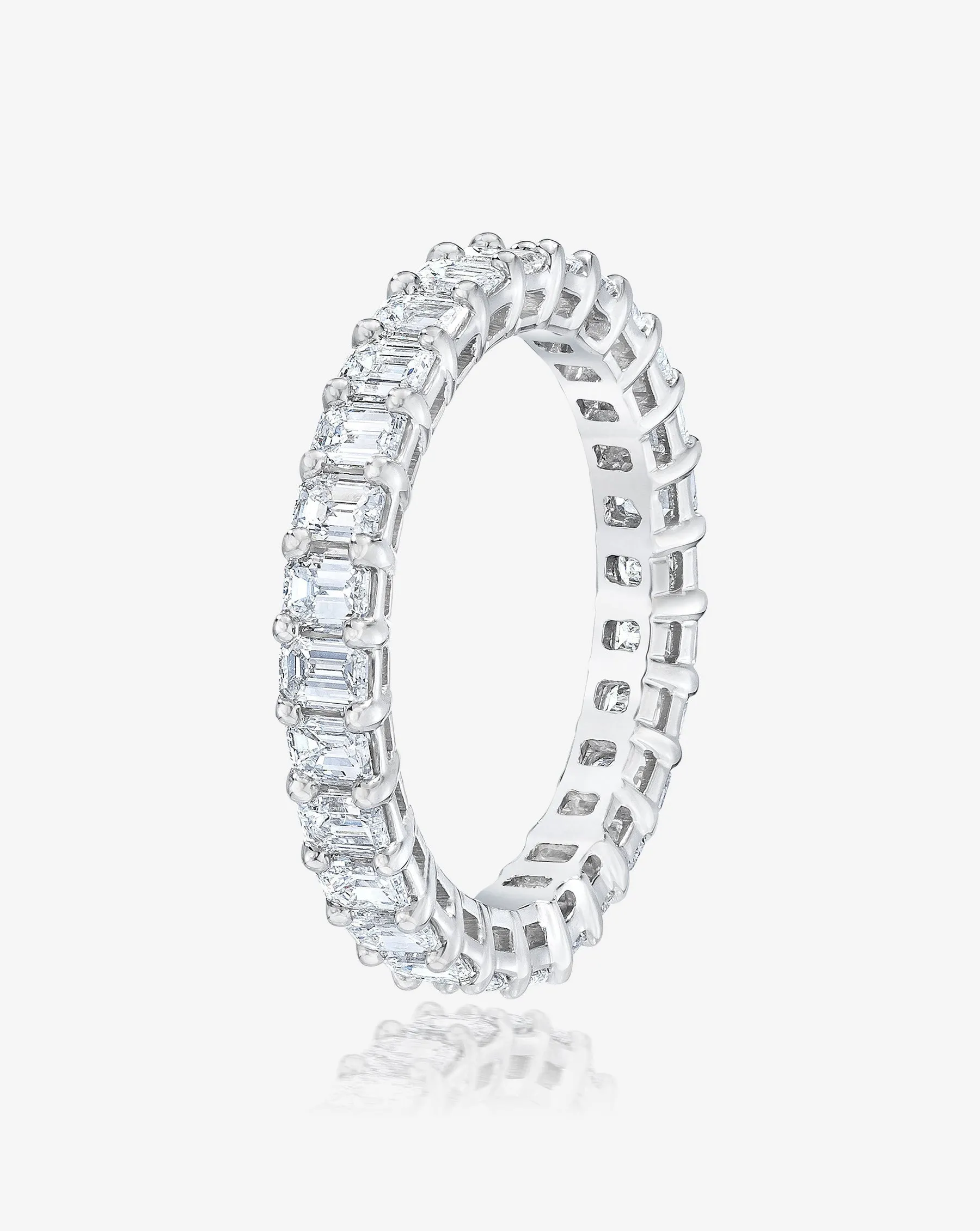 Emerald Diamond Eternity Band