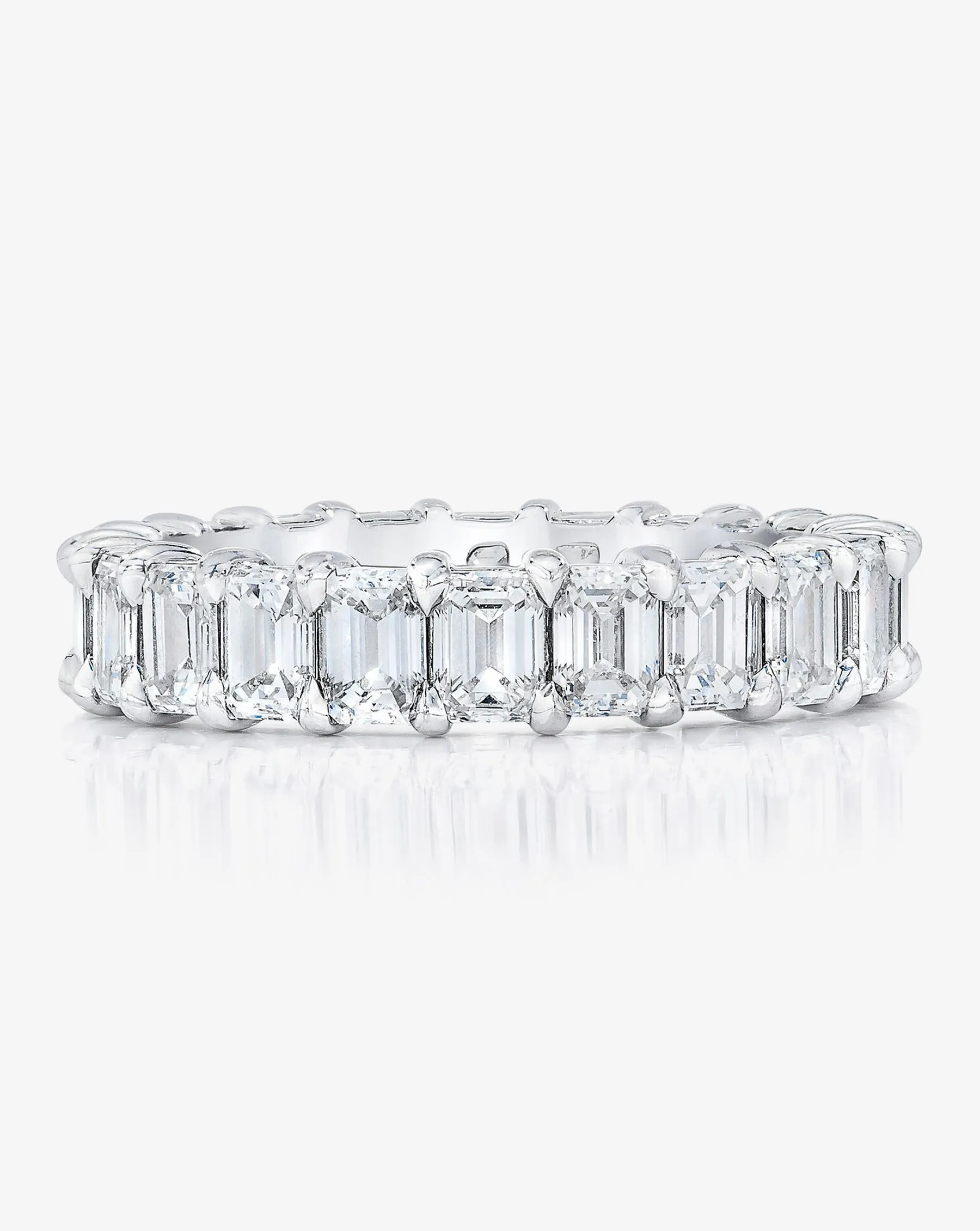 Emerald Diamond Eternity Band