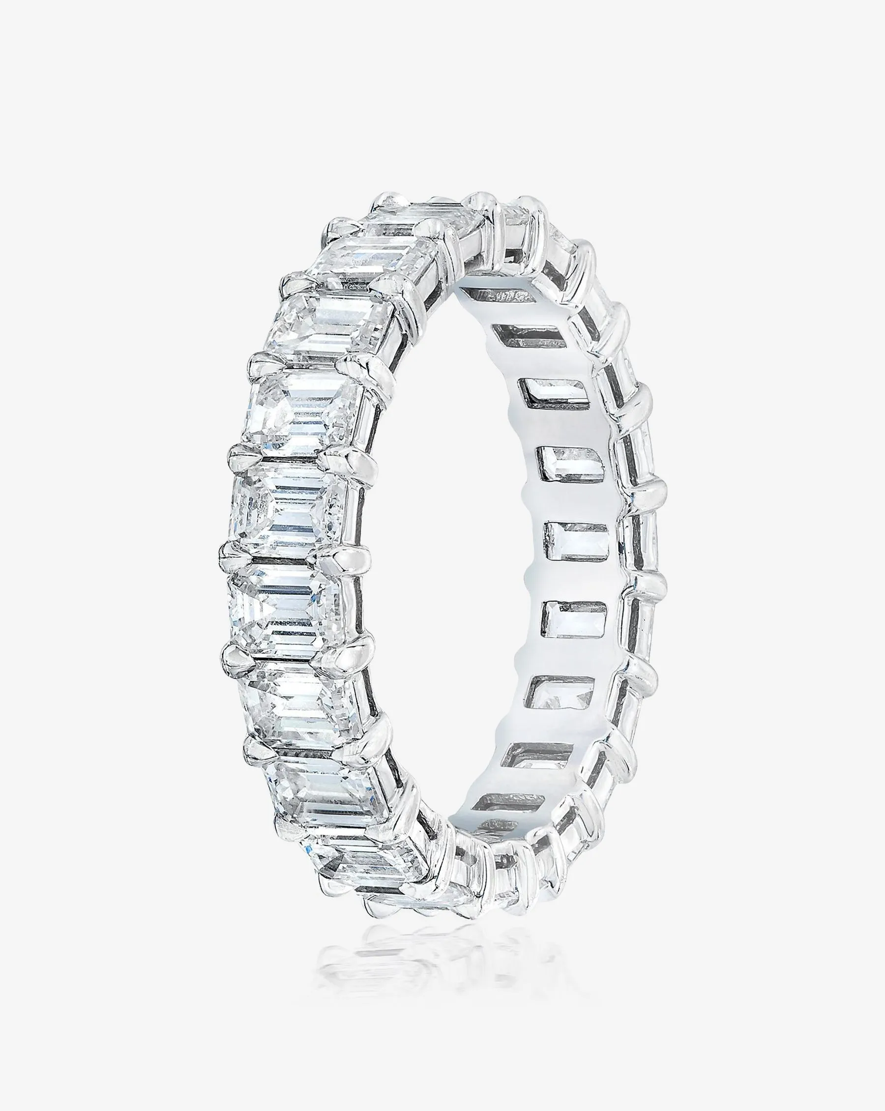 Emerald Diamond Eternity Band
