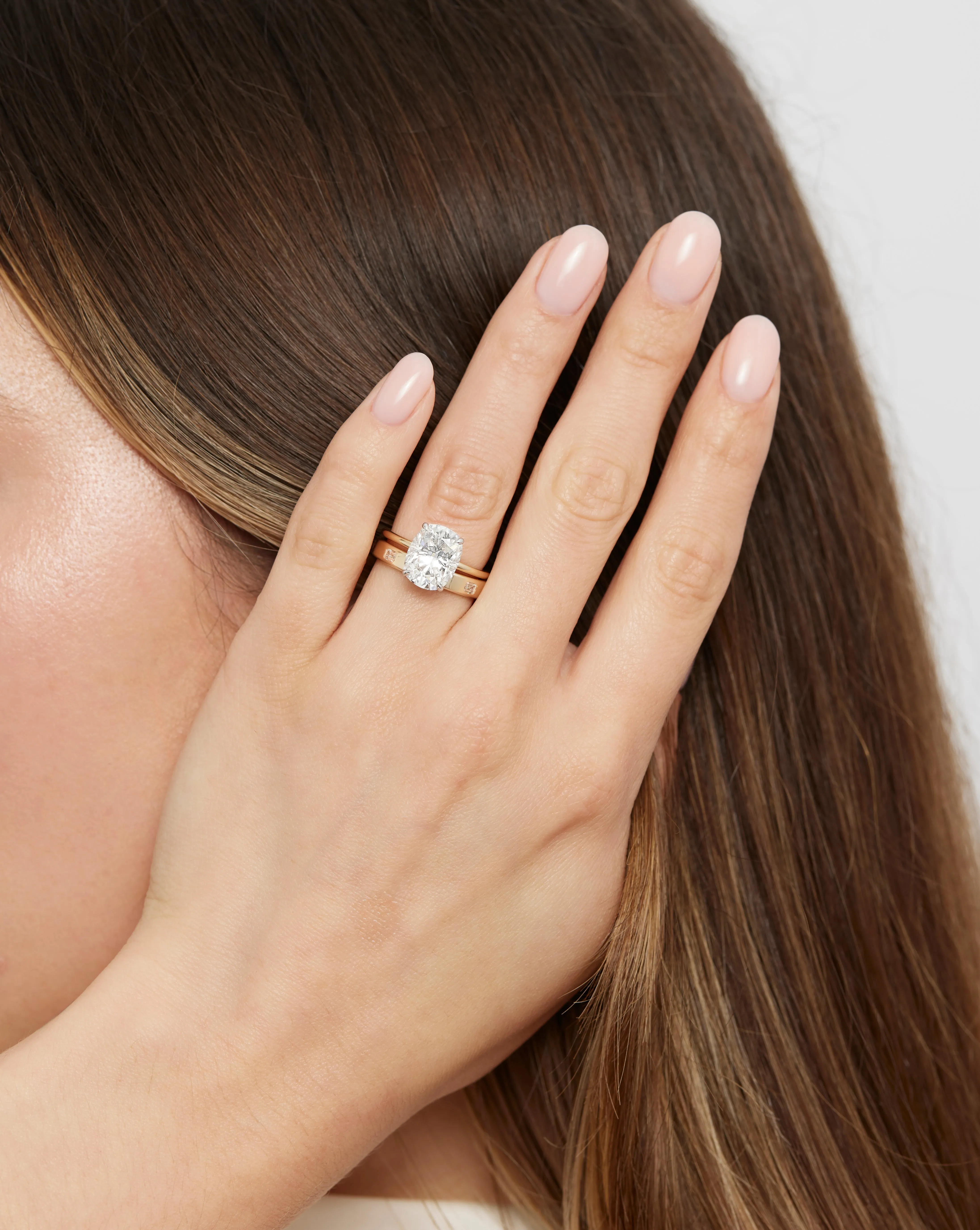 Emerald Luxe Inlay Eternity Band