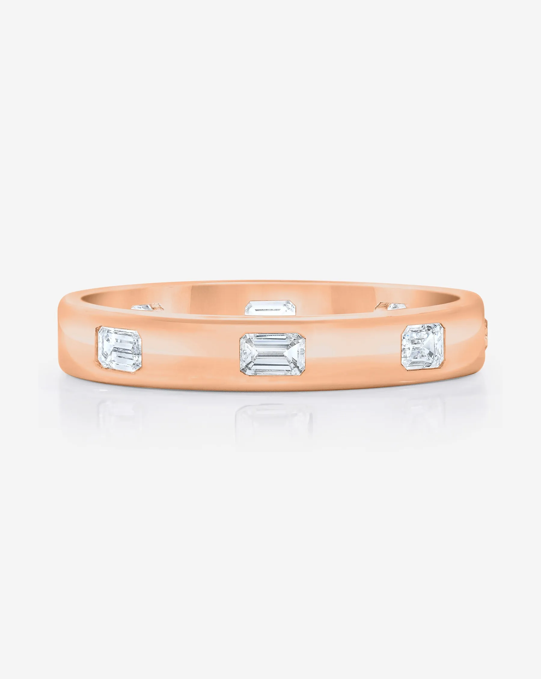 Emerald Luxe Inlay Eternity Band