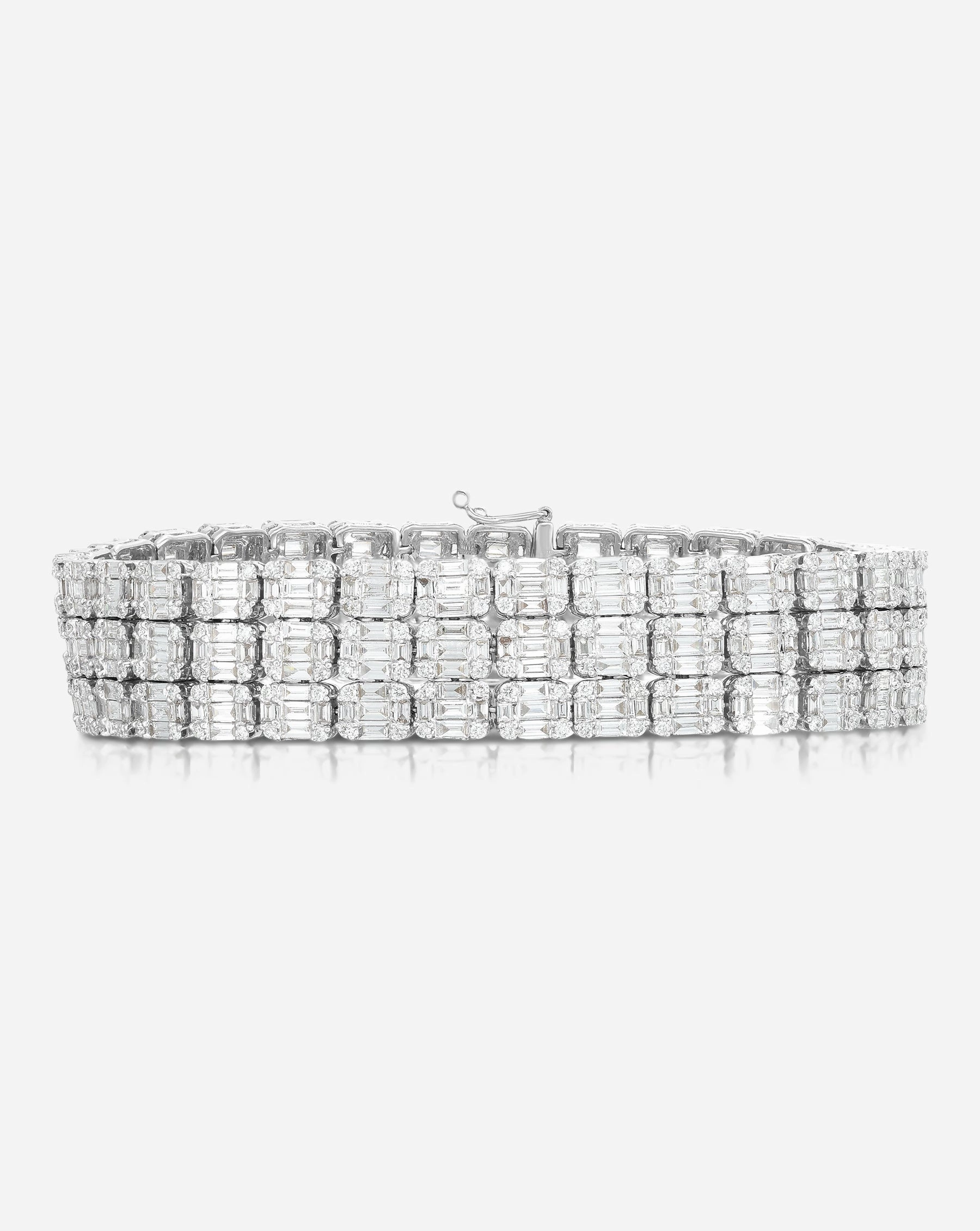 Emerald Illusion Statement Tennis Bracelet