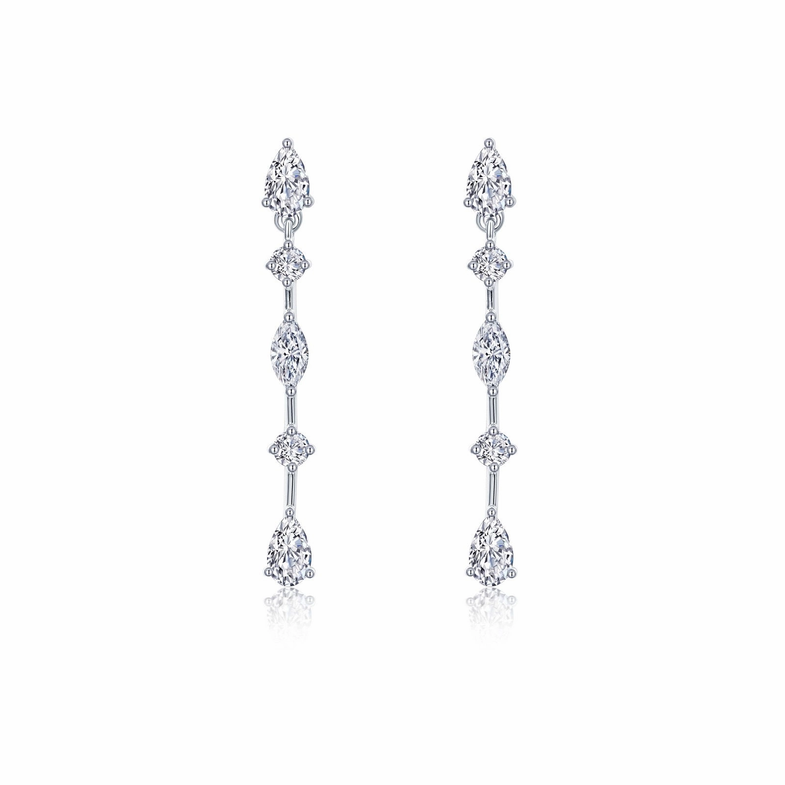 Exquisite Linear Drop Earrings E0565CLP00
