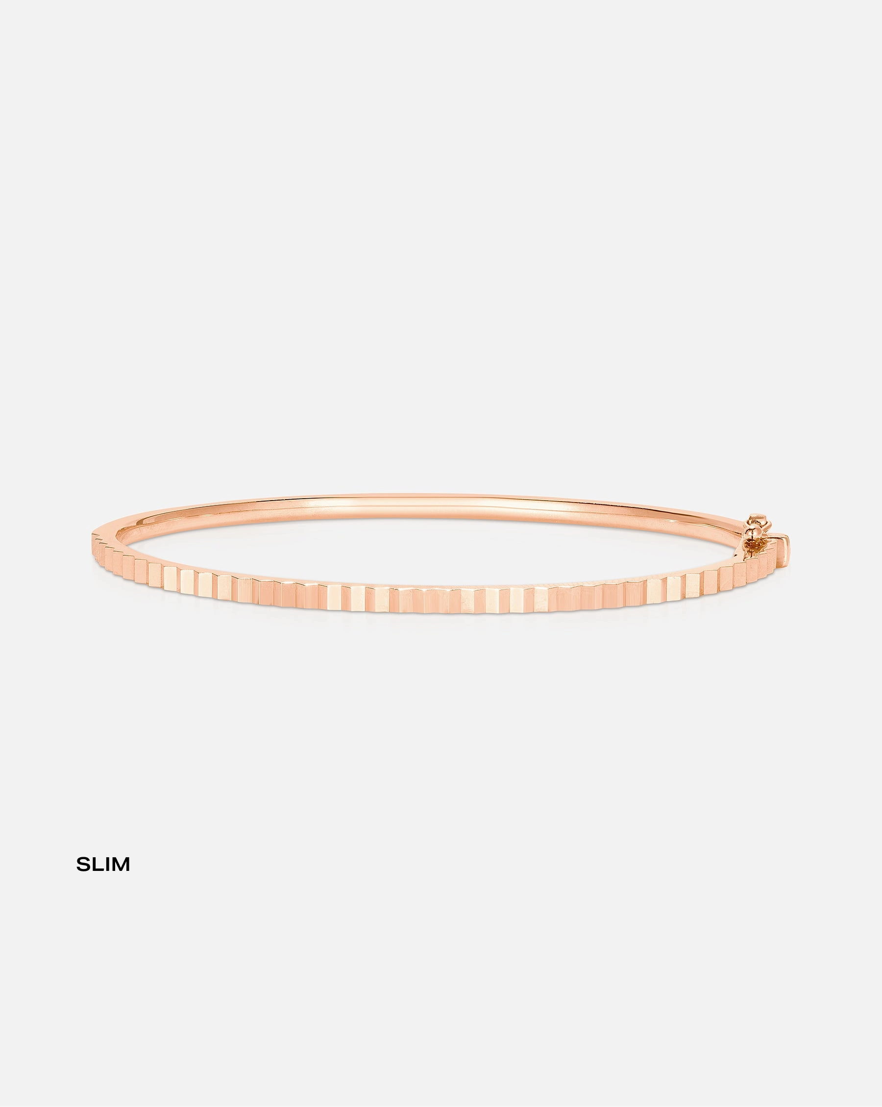 Fluted Gold Bangle