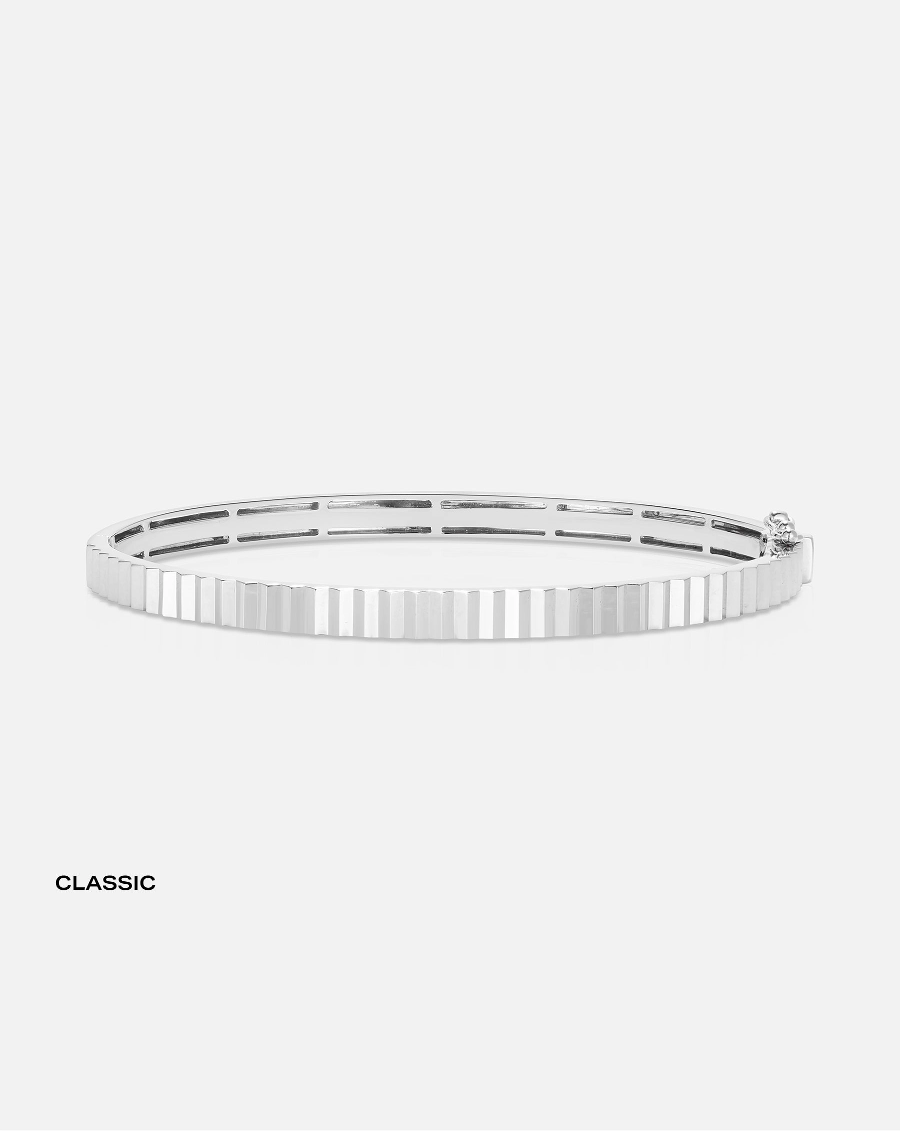 Fluted Gold Bangle