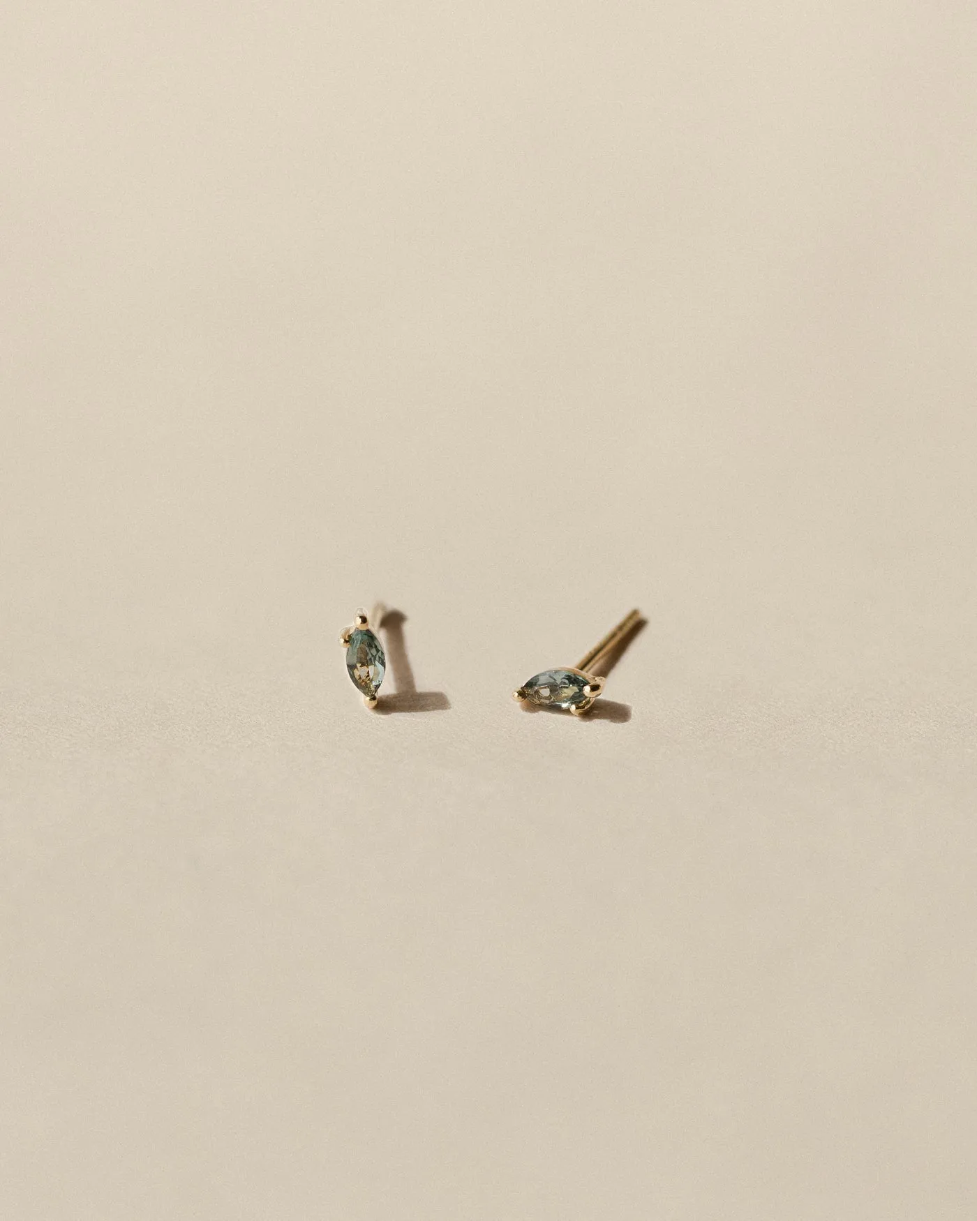 Forest Emerald Leaflet Studs