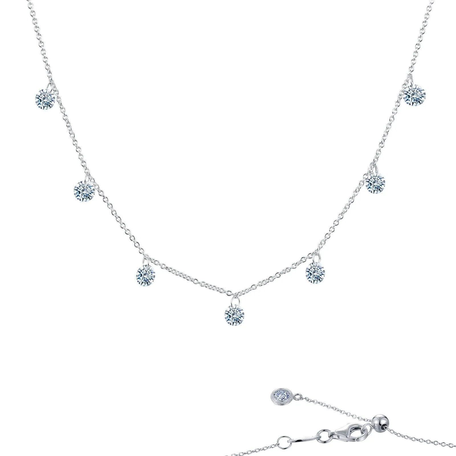 Frameless Raindrop Necklace N0074CLP17