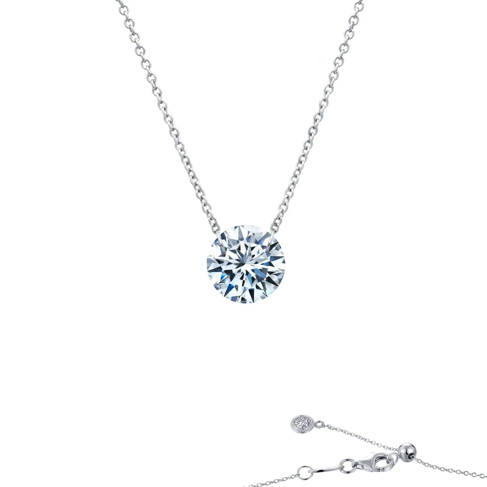 Frameless Solitaire Necklace N0070CLP18