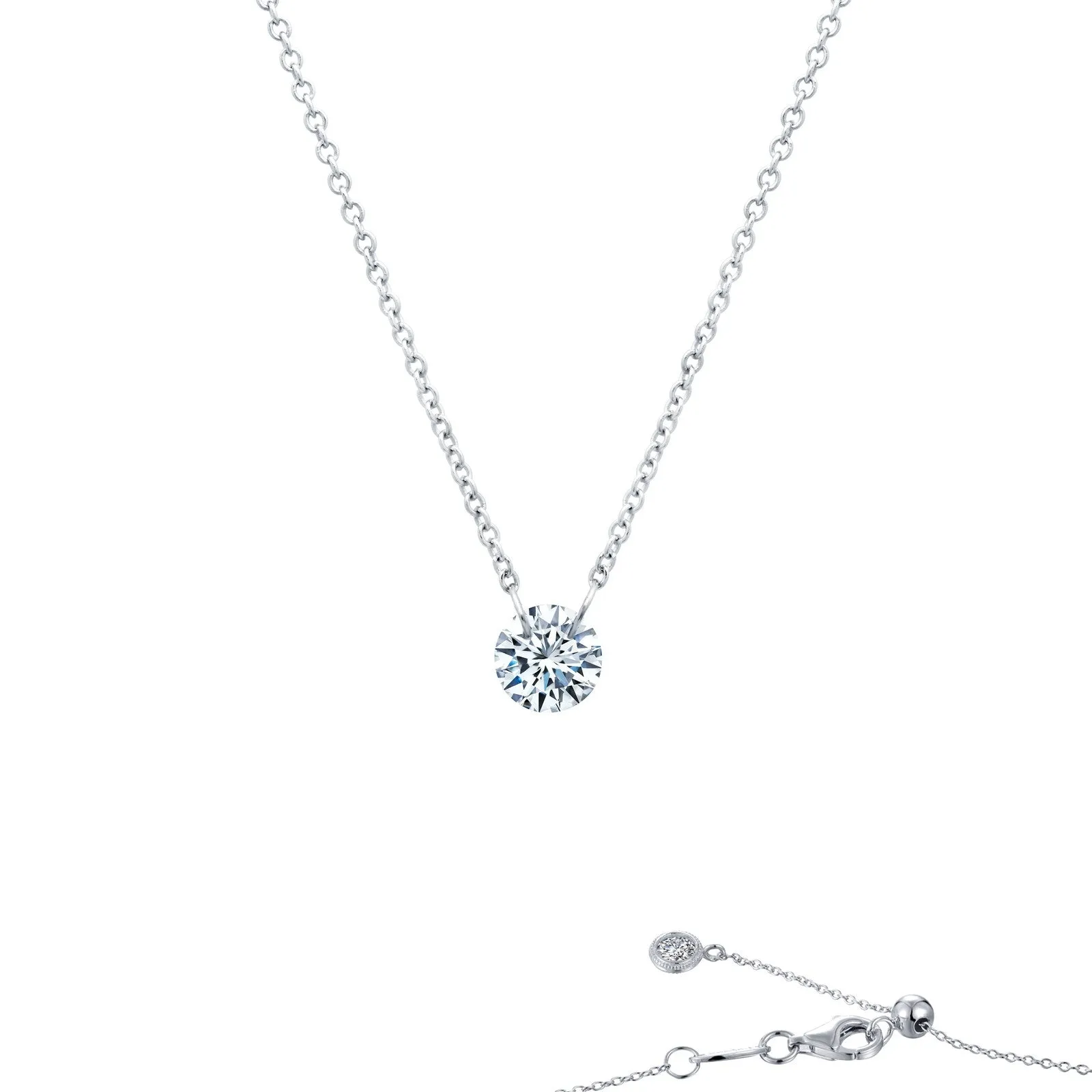 Frameless Solitaire Necklace N0089CLP18