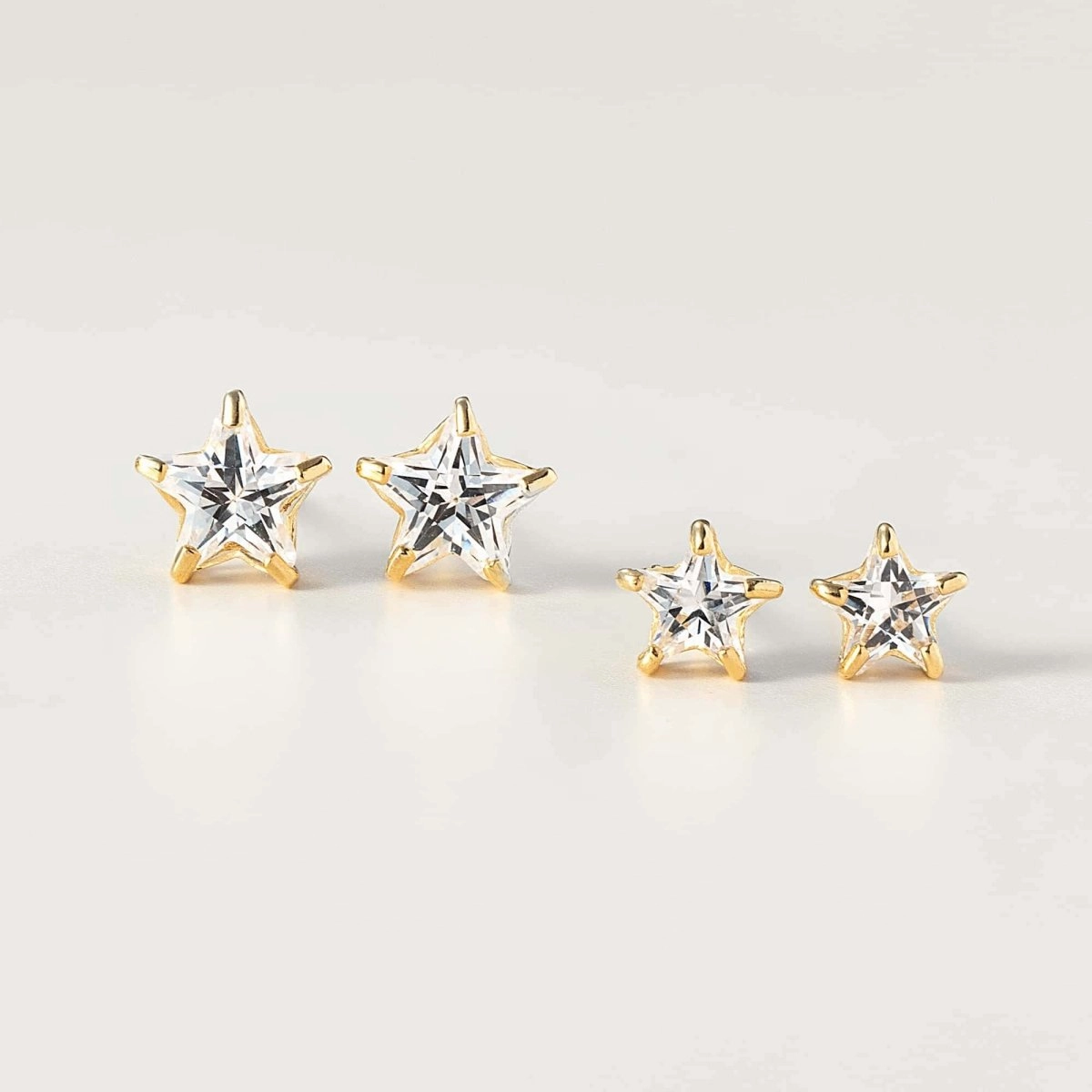 Gemstone Star Studs