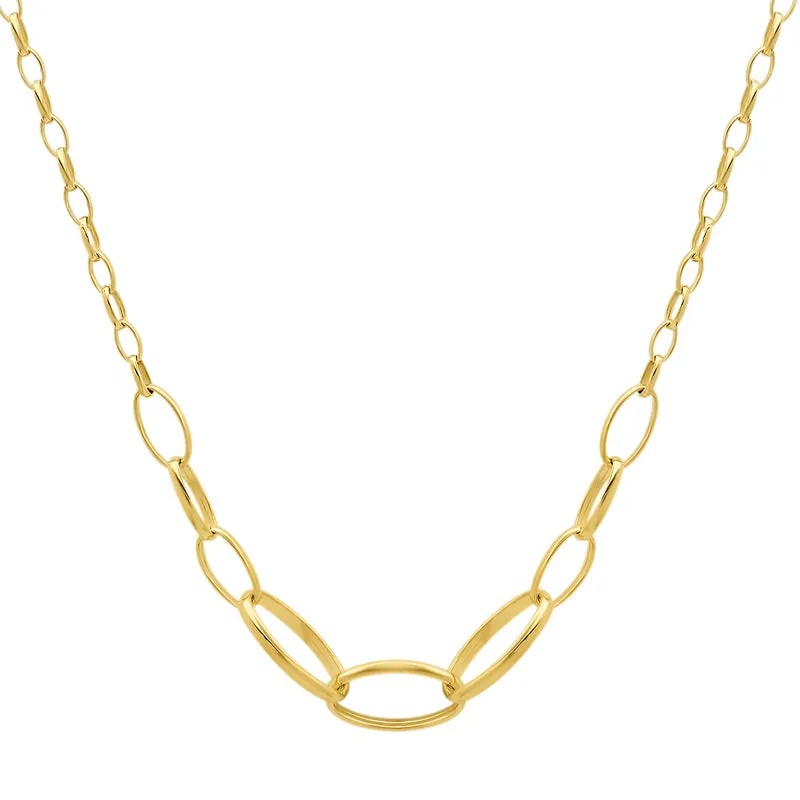 Graduated Edith Link Necklace
