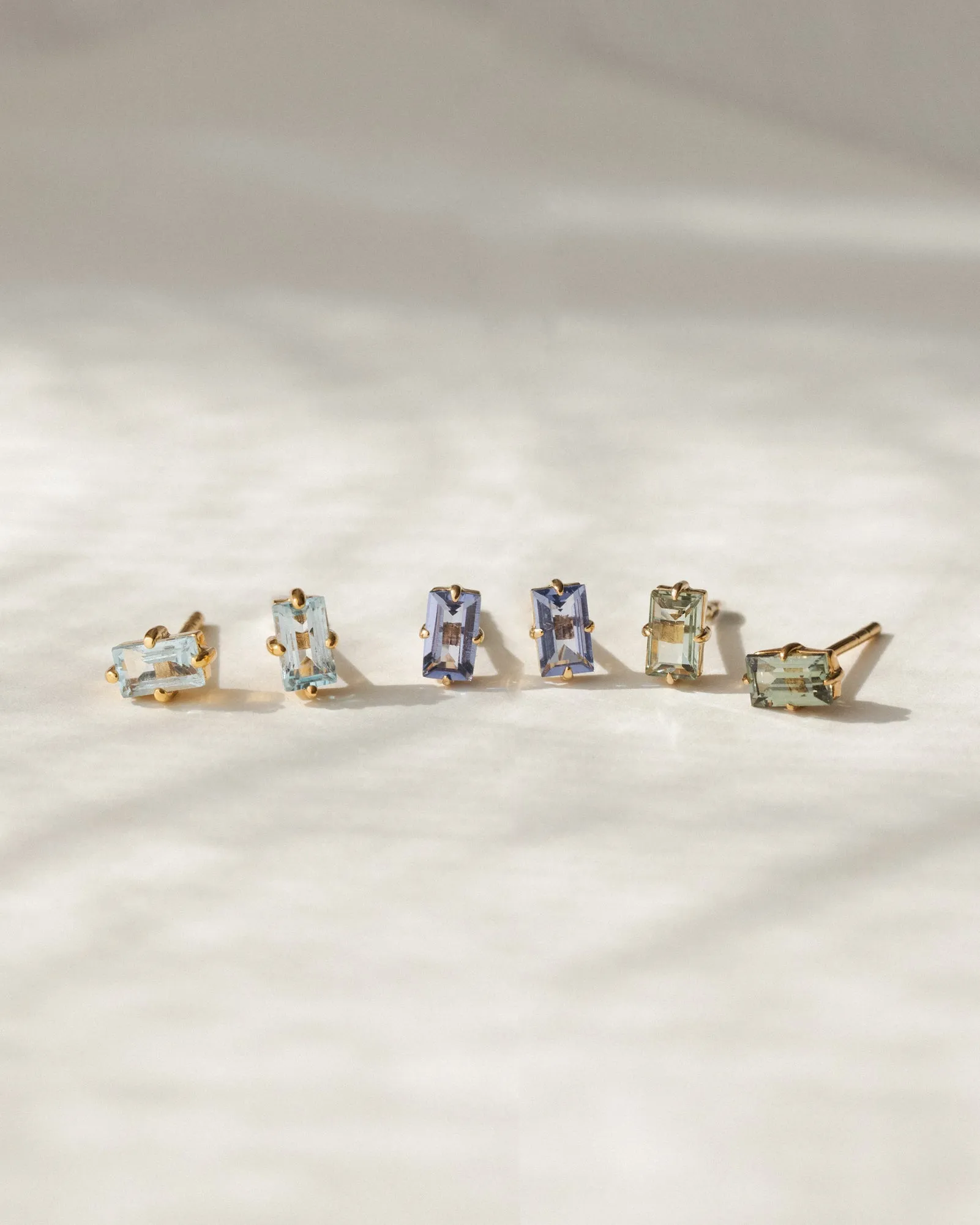 Grand Baguette Studs