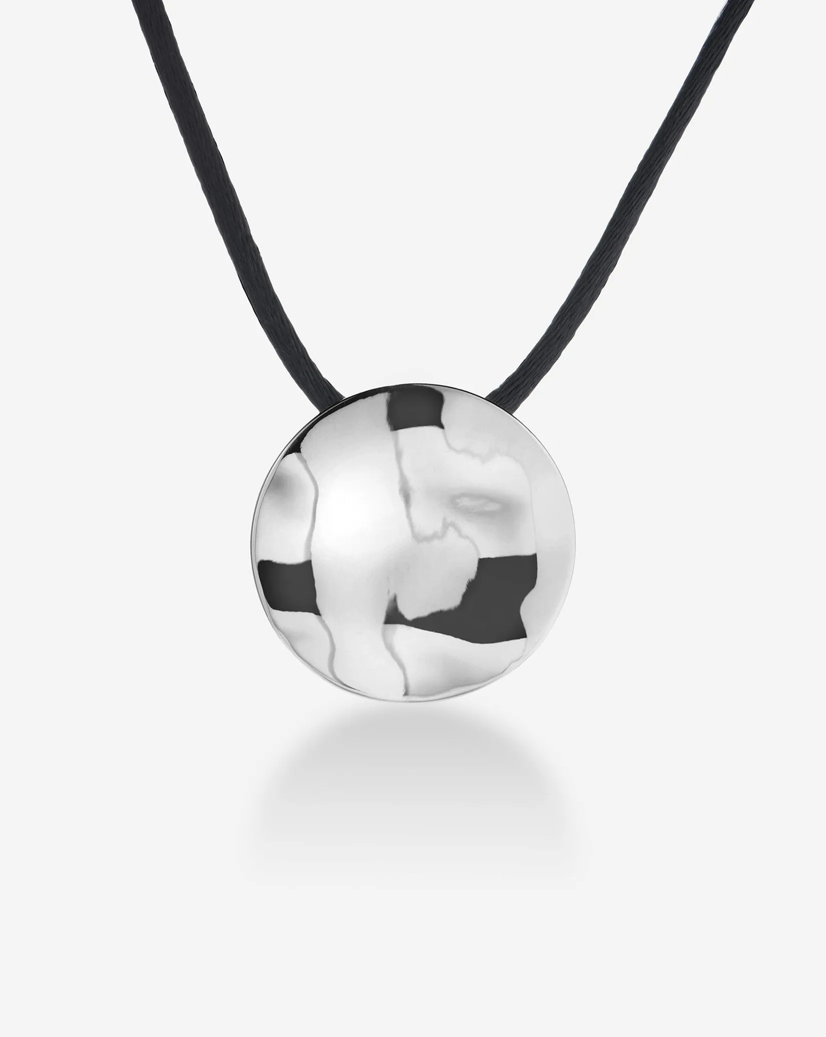 Hammered Satin Cord Necklace